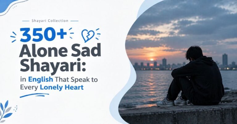 Alone Sad Shayari
