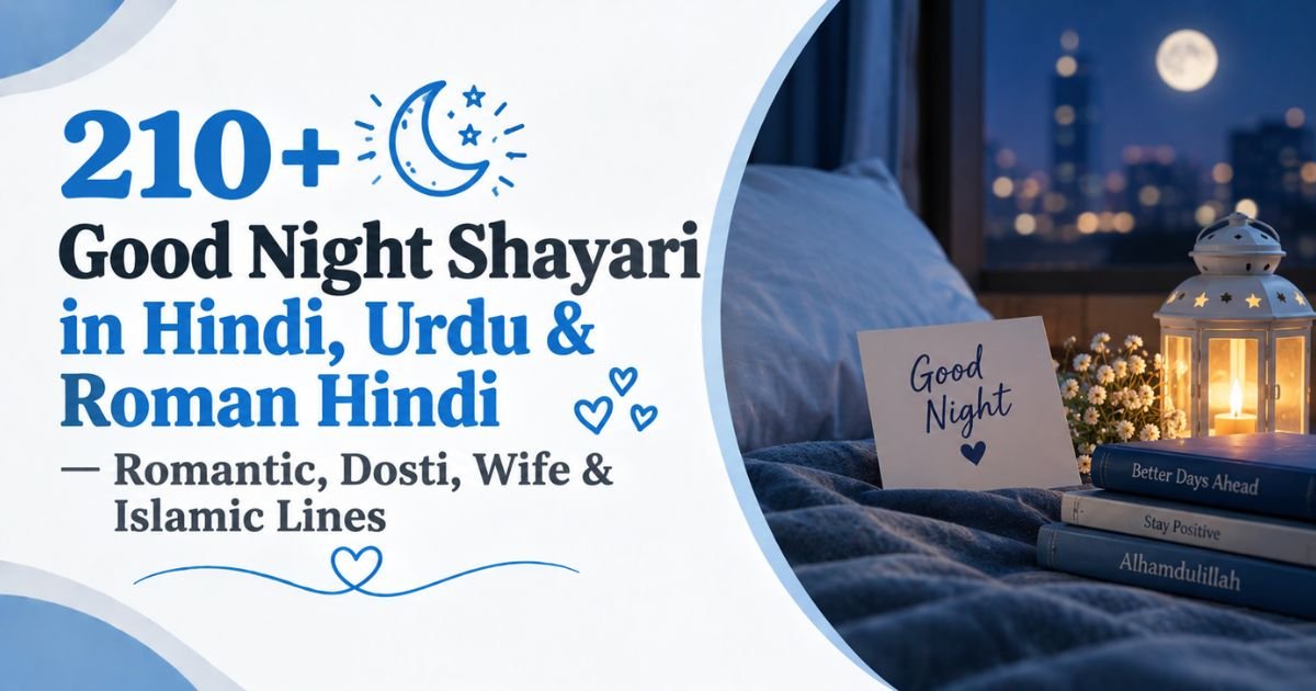 Good Night Shayari