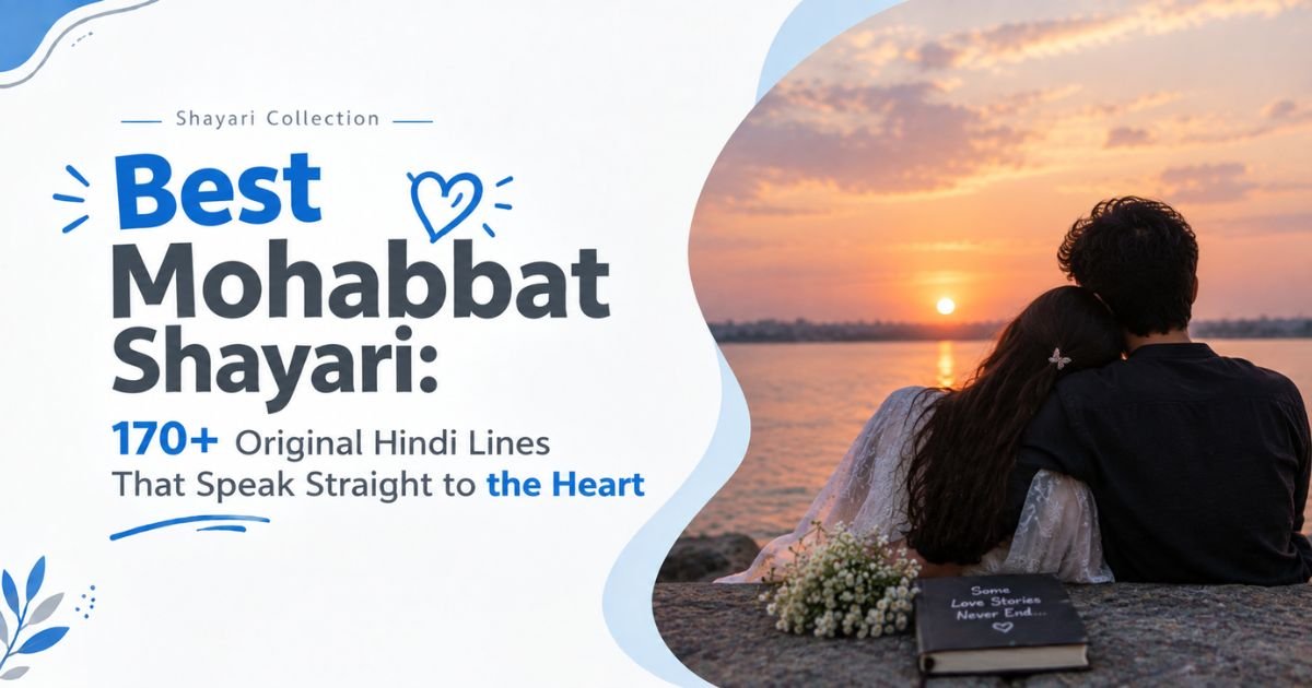 Mohabbat Shayari