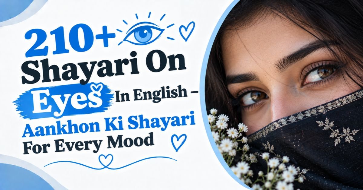 Shayari on eyes