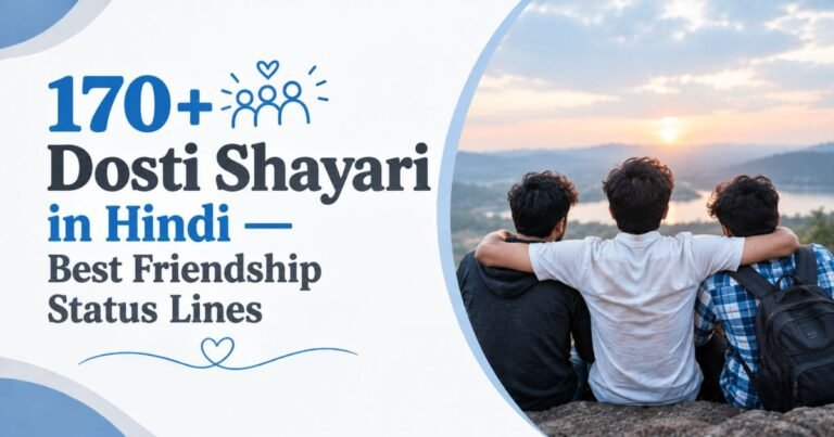 dosti shayari