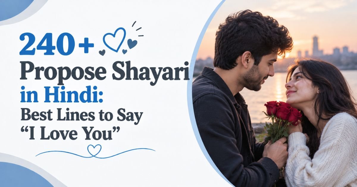 propose shayari