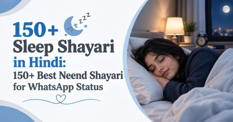 sleep shayari