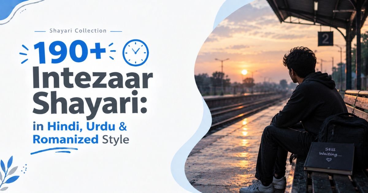 Intezaar Shayari
